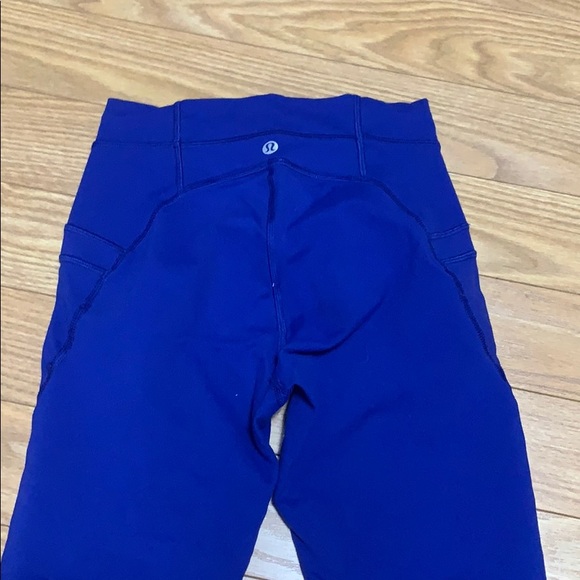 Lululemon leggings - color is a blue/purple - Picture 2 of 4